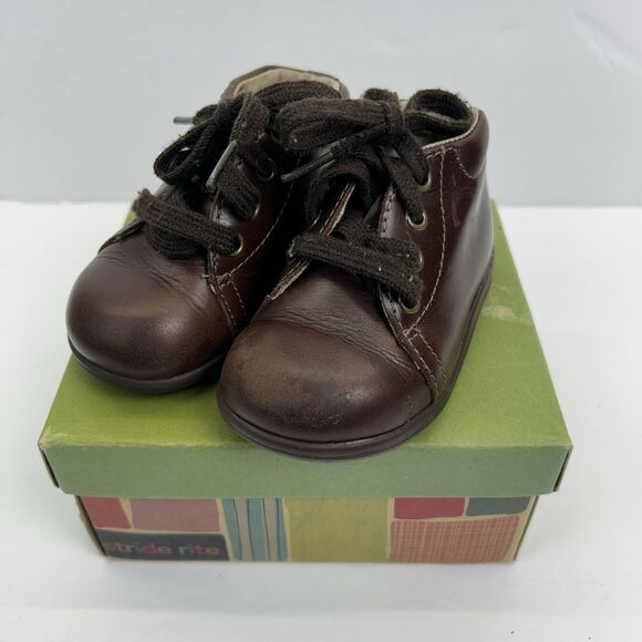 Stride Rite Other - Stride Rite Boys SRT Elliot Brown Booties Shoes 4W Toddler BB35747